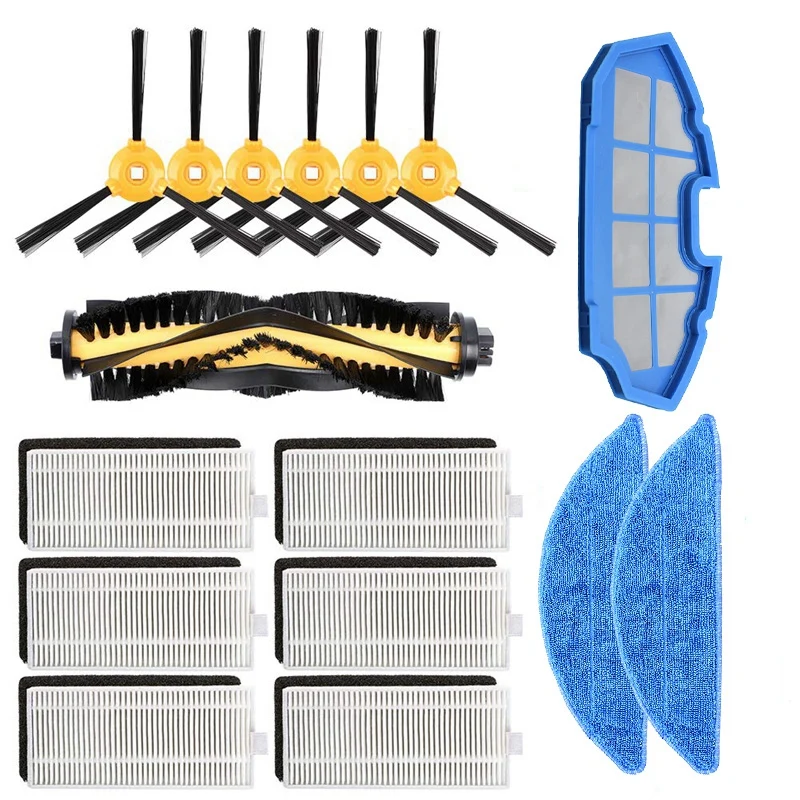 

Hepa Filter Roll Brush Primary Filter Mop for Ecovacs Deebot N79S N79 for Eufy RoboVac 11 11C Brush Cover