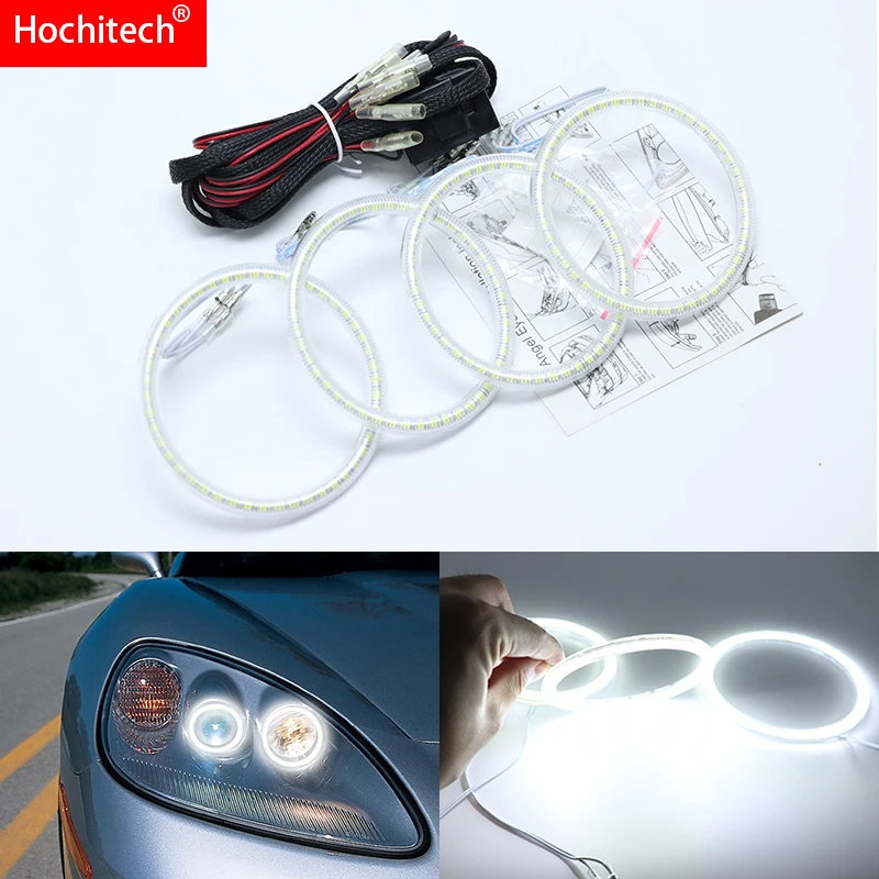 

Для Chevrolet Corvette 6 поколения C6 2005-2013 ультра яркие SMD белые светодиодсветодиодный глаза ангела лм 12 В Комплект кольцевого дневного света