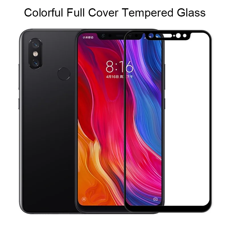 Стекло с полным покрытием для Xiaomi Pocophone F1 Mi A2 Lite A1 8 закаленное стекло Redmi 4X 6 Pro 5 Plus