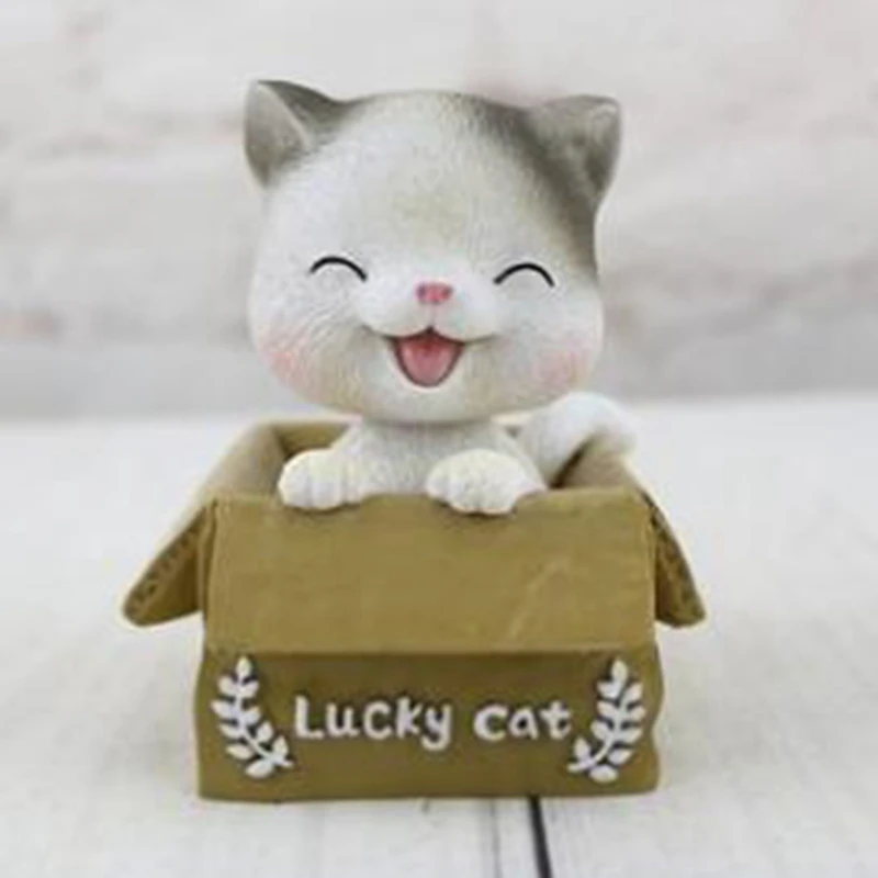 Lucky Cat изделия из смолы для украшения дома милый котенок киска Кэт аксессуары