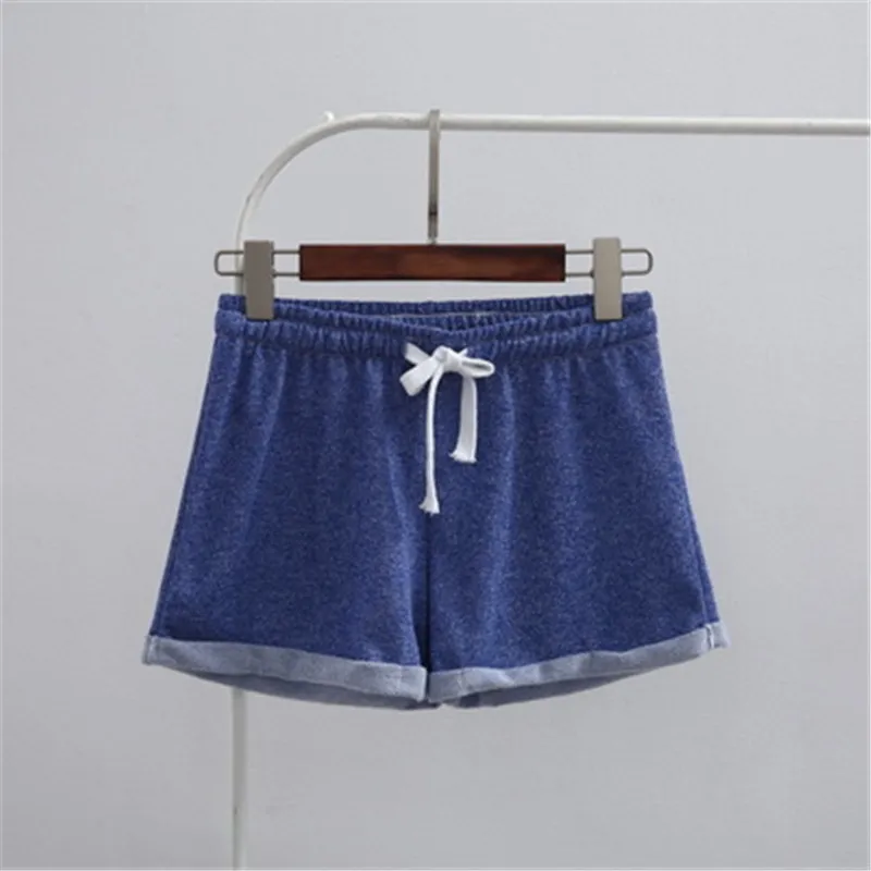 

Women Sports Hot Shorts 2021 Summer New European Style Causal Lady Cuffs Cotton Sexy Home Short Elastic Women's Fitness Shorts