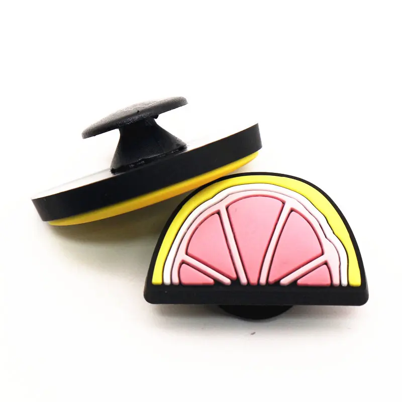 Lovely Fruit Style Croc Shoe Charms Banana/Pineapple/Peach/Strawberry Shoe Decoration Shoe Accessories for jibz Kids Party Gifts