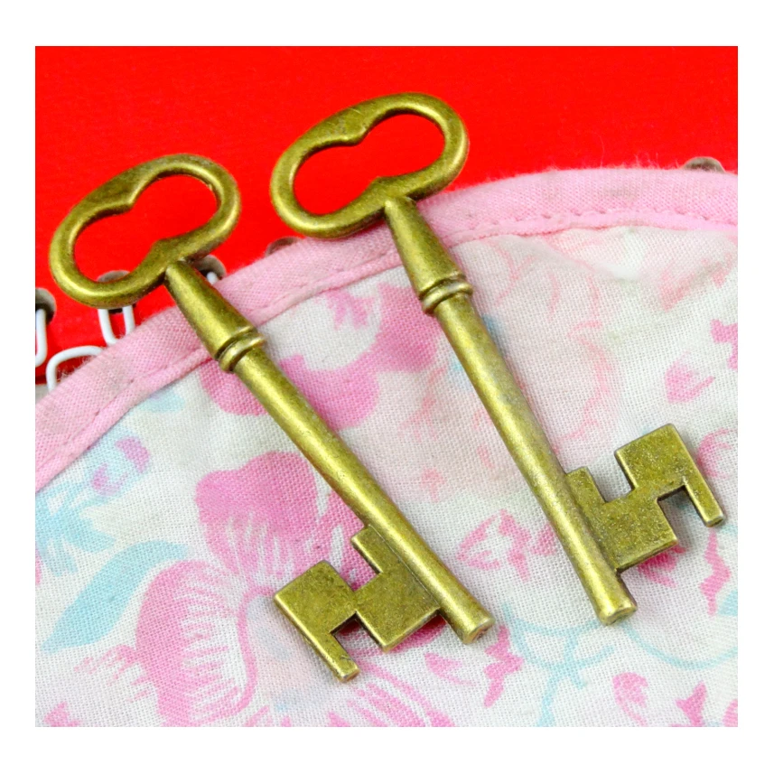 10PCS 58*20MM Antique Bronze Plated Keys Pendants Charms DIY Jewelry Accessories Key Pendants (art.: 3a3a2eb4895) - 3a3a2eb4895