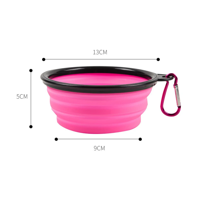 350Ml Pet Dog Bowl Collapsible Dog Water Bottle Portable Dogs Food Container Puppy Feeder Outdoor Travel Camping Dog Accessories images - 6