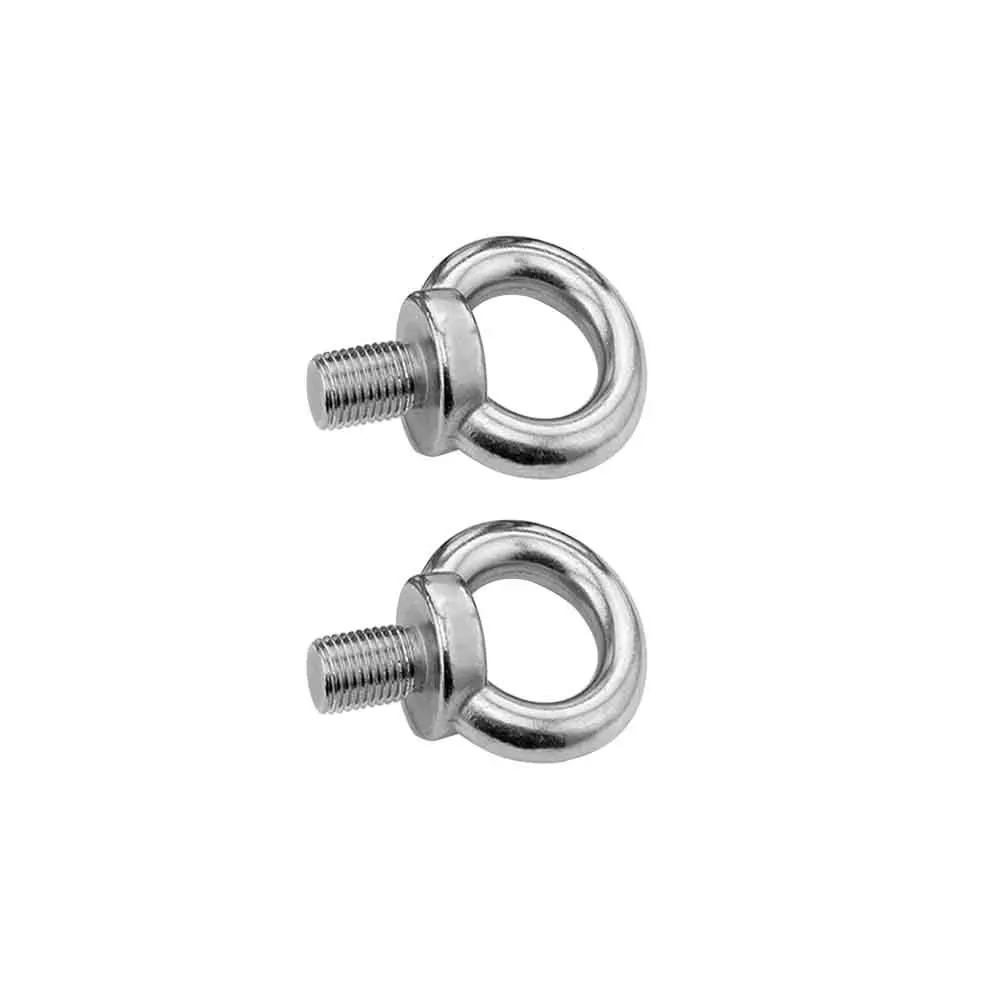 

2pcs Water Sports Marine Hardware Connector Stainless Steel Track Mount Eyelet Tie Down Boat Fittings Fixing Yacht Rafting Kayak