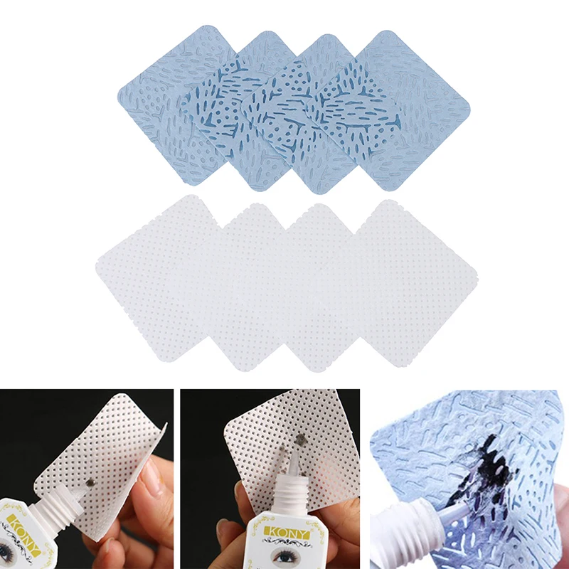 

500PCS/Pack Lint-Free Paper Cotton Wipes Eyelash Extension Glue Remover Wipe Clean Cotton Sheet Nails Art Cleanin Cleaner Pads