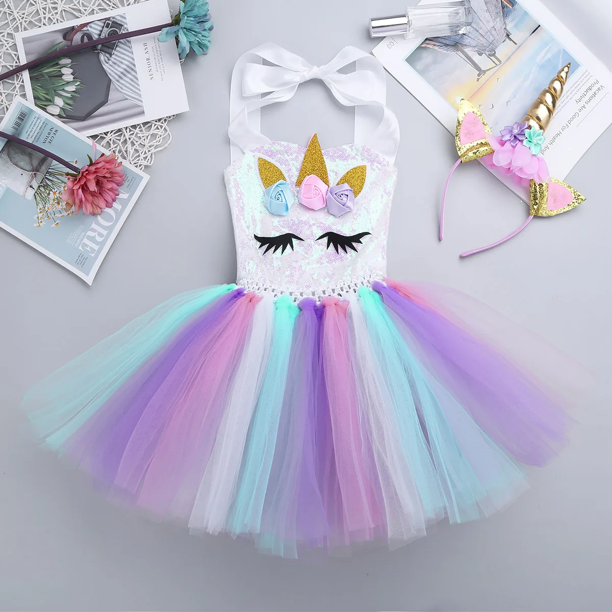 Vestido de Cosplay para ni&ntilde;as, disfraz para fiestas de Carnaval, regalo de cumplea&ntilde;os, ropa de princesa para ni&ntilde;a y ni&ntilde;o ni&ntilde;a-2