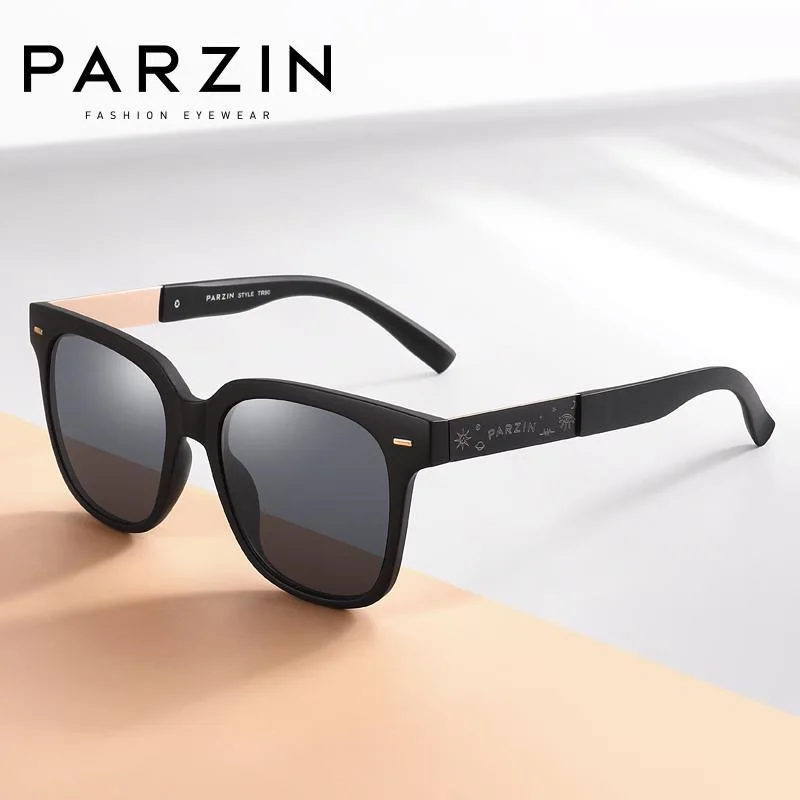 PARZIN поляризованные мужские солнцезащитные очки классические ретро для женщин и