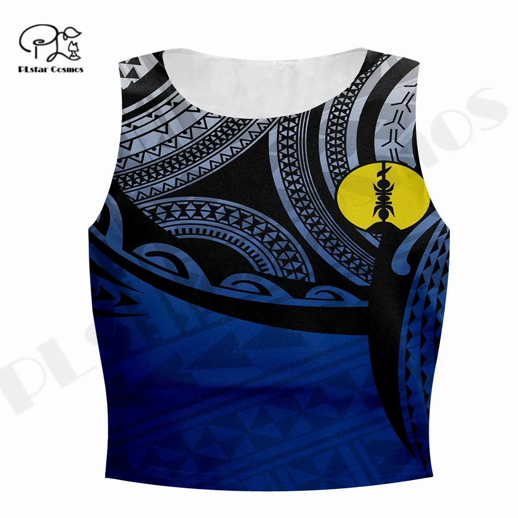 

PLstar Cosmos 3Dprinted Summer Tribal Tattoo Funny Tribe Flower Art Culture Amazing Short Vest Tank Top Causle Women's Model 2