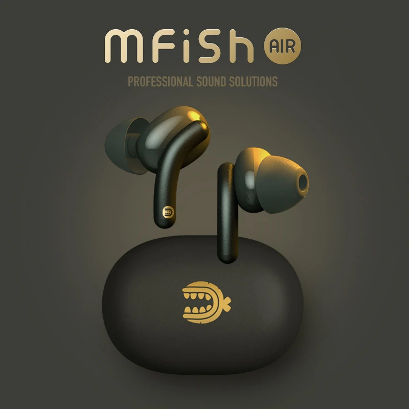 

Tws-наушники Black Fish с поддержкой Bluetooth и активным шумоподавлением