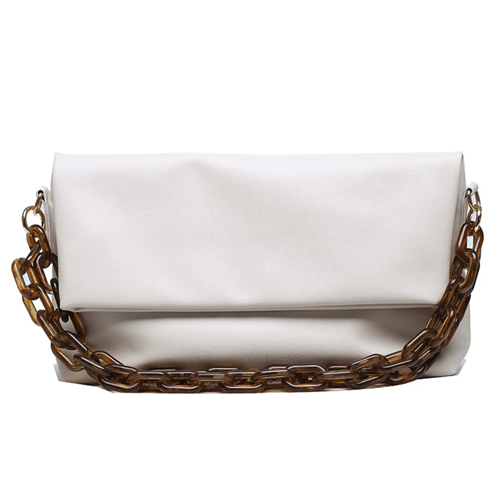 Сумки через плечо из искусственной кожи на цепочке для женщин сумки женские