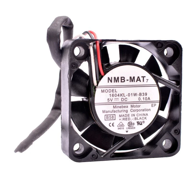 Новый оригинальный 1604KL-01W-B39 NMB 4010 4 см 5 в 0.10A шариковый видеорегистратор, переключатель, охлаждающий вентилятор