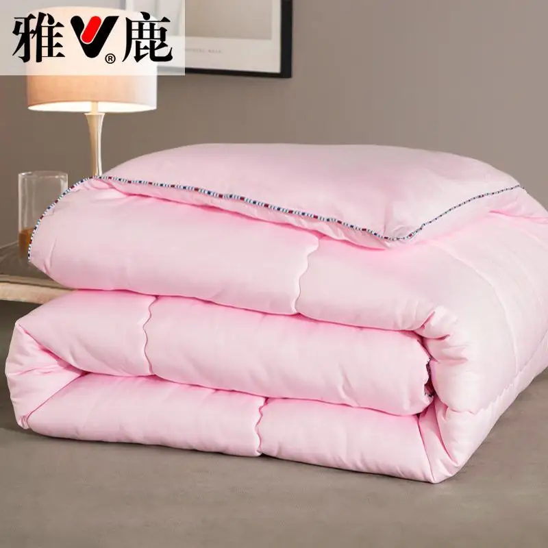 King size 220x240 см 4 кг Чистый хлопок ткань зимнее одеяло комфортное одеяло наполнитель перо Напечатано мягкий Внешний чехол - Цвет: Темный хаки