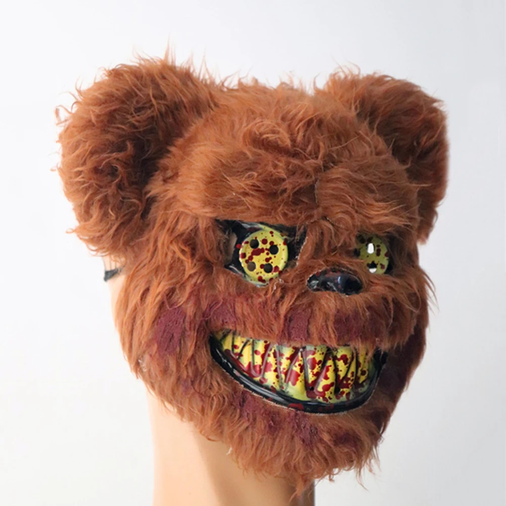 Новая маска на Хэллоуин кровавый плюшевый мишка и убийца кролик Маскарад