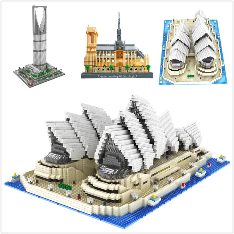 

Sydney Opera House Building Model LZ Series World Architecture Block Educational Casual Kid Toys Collection