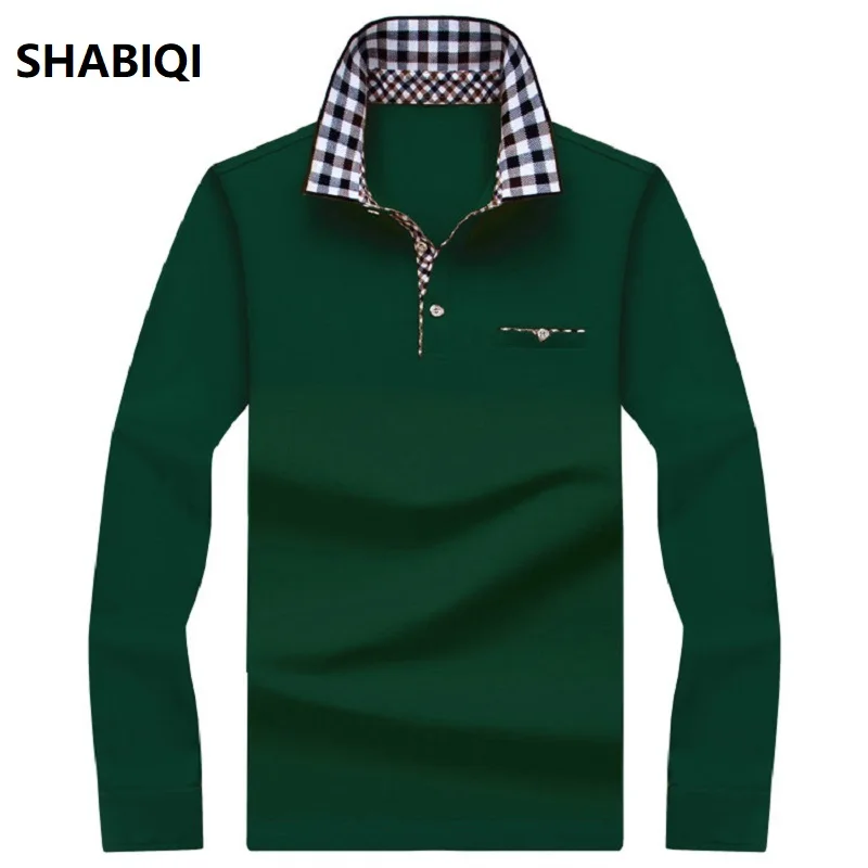 Мужская рубашка поло с длинным рукавом в полоску|brand polo men shirts|polo shirtcamisa |