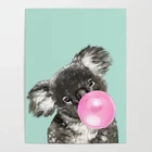 HD Печать на холсте настенная живопись плакаты игривый медведь коала модульные картины с пузырьковой резинкой украшение для дома рамка для гостиной