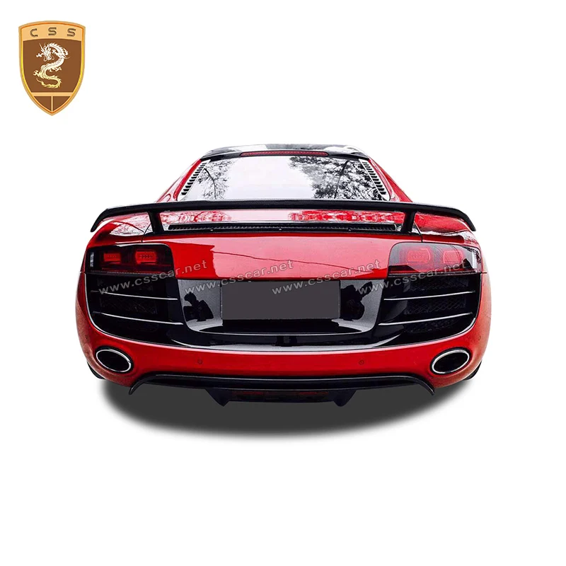 R8 автомобильный комплект кузова из углеродного волокна спойлер на задний
