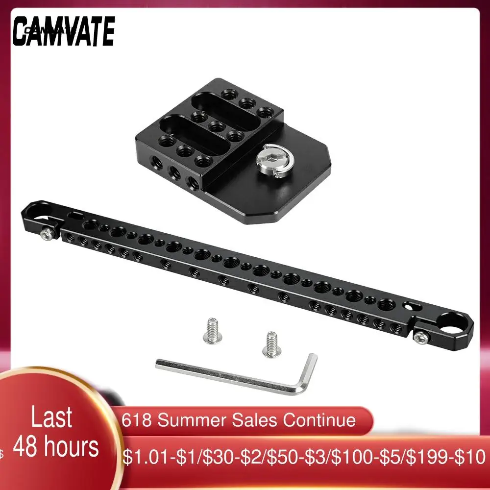 CAMVATE 15 мм сырный бар и Сырная Тарелка с 1/4 "& 3/8" монтажные точки для камеры