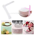 Ротационный кондитерский скребок для выравнивания торта, регулируемый инструмент для выпечки сделай сам