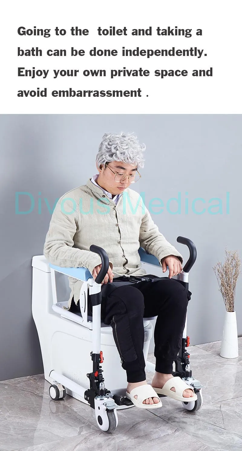 

Solid Stabled PORTABLE Transfer Life Toilet Stool Chair Bedpen Usefulm Moile Lift FOR DISABLED PEOLPE OR PATIENT