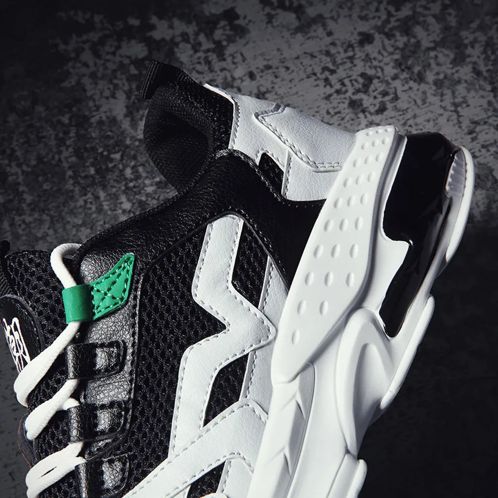 

SAGACE Men Trend Sneakers Summer Mesh Breathable Lace-up Man Footwears Chaussure Homme Comfortable Outdoor Shoes Male
