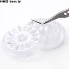 Пластиковая прокладка для клея в форме цветка, поддоны для клея для наращивания накладных ресниц, инструменты для клея