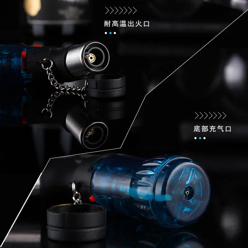 Пистолет-распылитель бутан фонарь Зажигалка Ветрозащитная газовая зажигалка