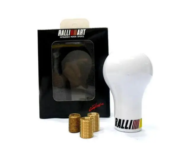 Смола Новый Блестящий Белый Спорт ручная ручка переключения рулевого механизма