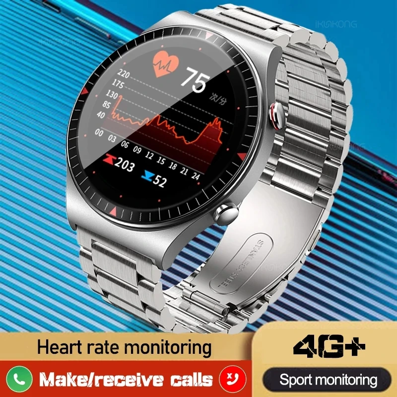 

2021 New Bluetooth Call Smart Watch 4G ROM Men Recording Local Music Fitness Tracker Smartwatch For Huawei GT2 pro Xiaomi phone