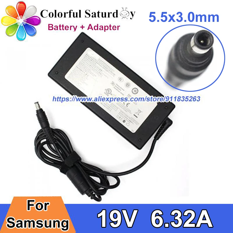 Адаптер переменного тока 120 Вт, 19 в, а для SAMSUNG 8500GM, g5 м