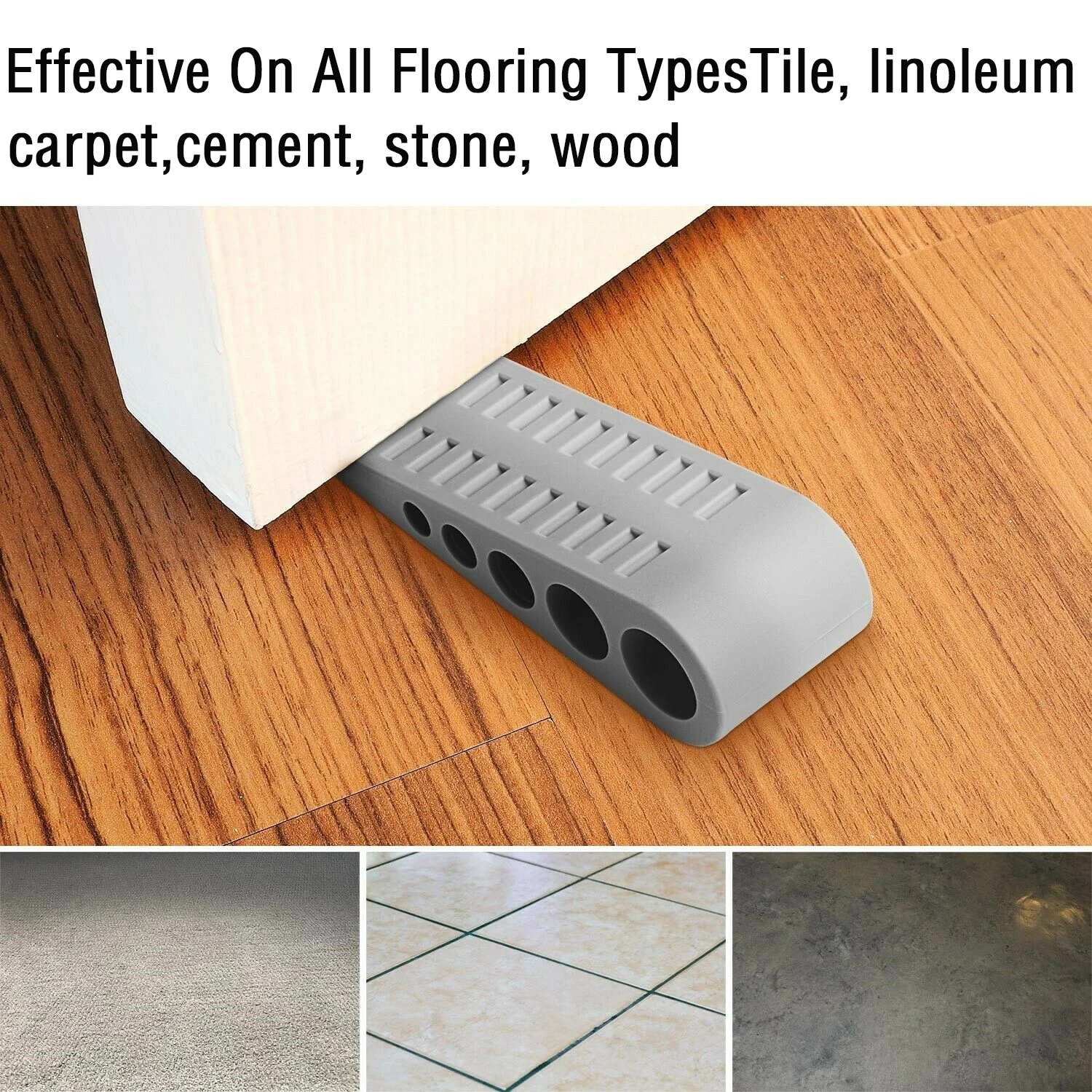 1 шт. большая напольная пробка для дверей безопасная Нетоксичная резиновая