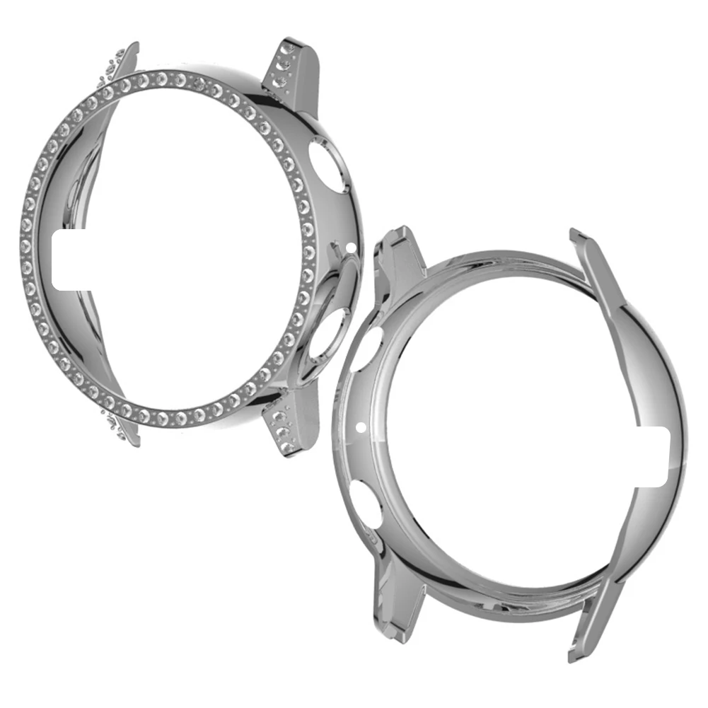 Симпатичный Алмазный Роскошный чехол с кристаллами для Samsung Galaxy Watch Active 2 40 мм 44