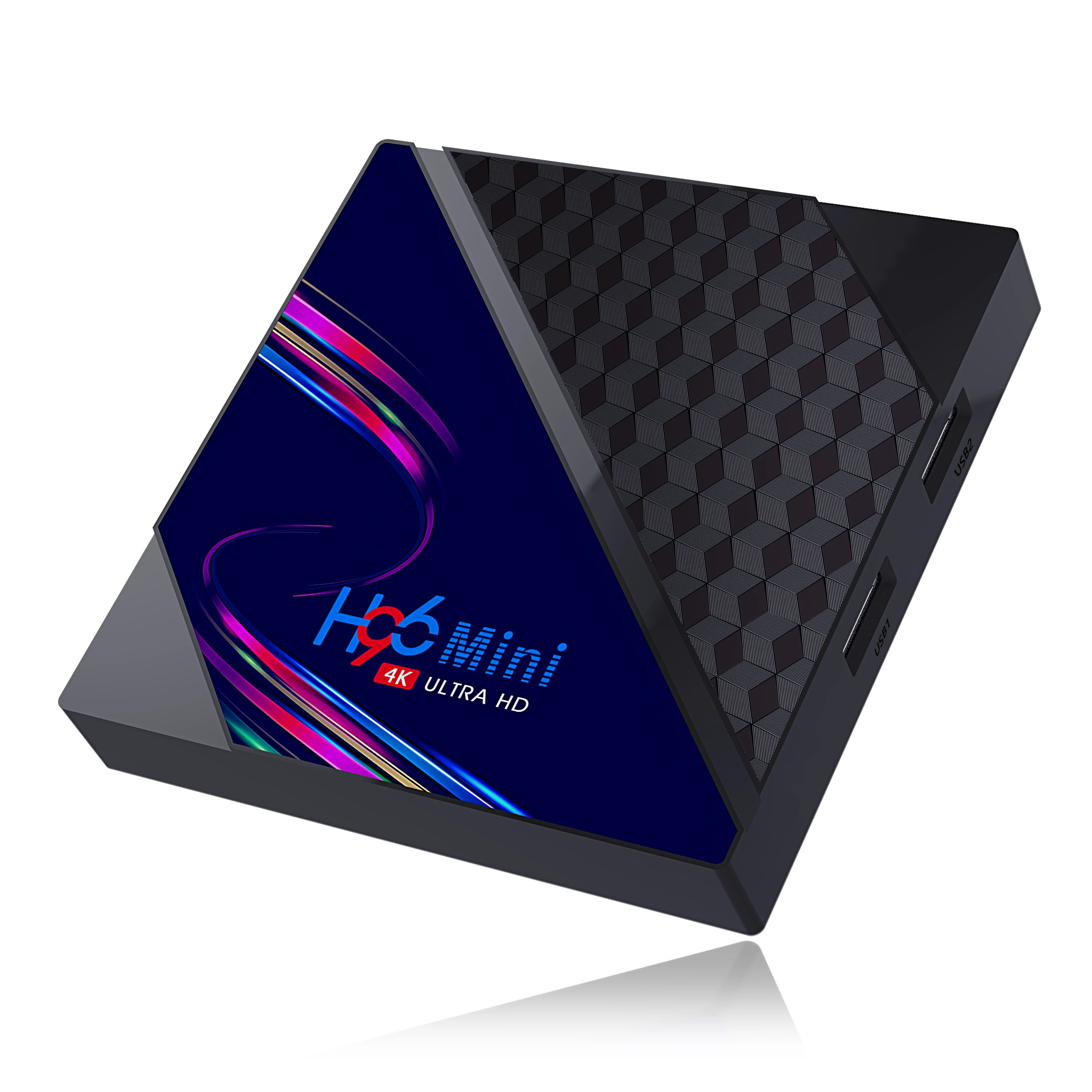 Новый четырехъядерный смарт плеер RK3228A 2 4G Wifi 4K android ТВ приставка H96MINI