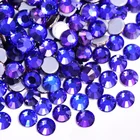 1440 шт. фиолетовые бархатные стразы разных размеров для высокого качества, новые стразы горячей фиксации, железные Стразы, алмаз B3984