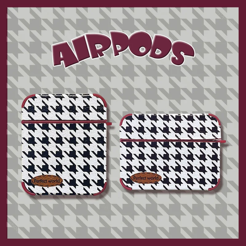 

Чехол для наушников Airpods Pro1/2/3, с рисунком «гусиные лапки»