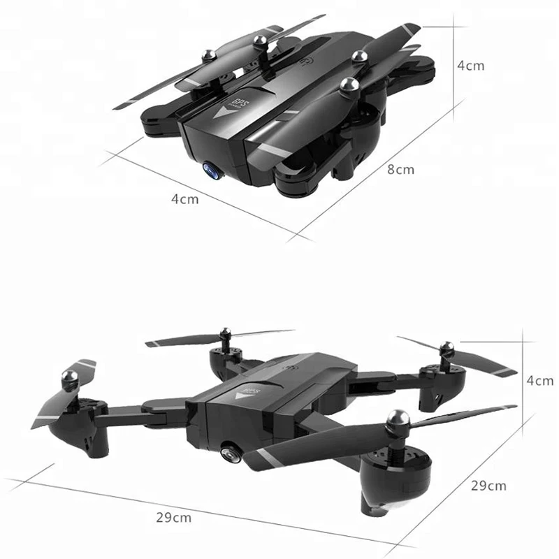Gps Дрон Wi Fi FPV камера 1080P RC вертолет gps позиционирование складной умный контроль