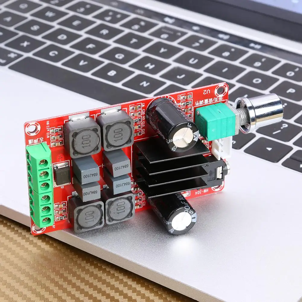 2*50 Вт высококачественный цифровой усилитель мощности плата DC24V TPA3116D2 DC 5 24V
