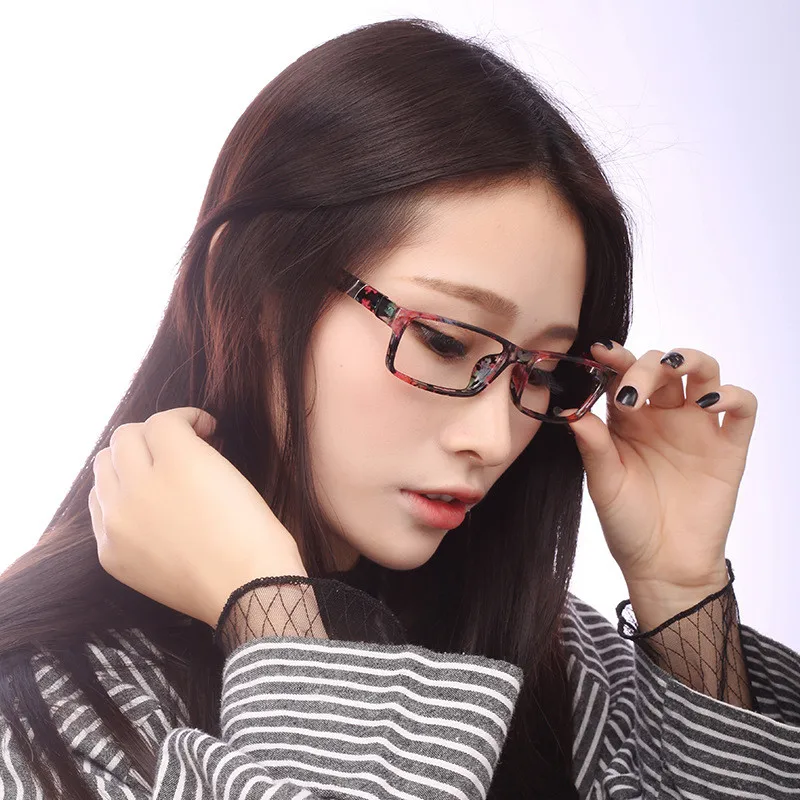 

Elbru Myopia Glasses Frame For Men And Women Square Finished Myopia Glasses Short Sighted Eyewear -1-1.5 -2 -2.5 -3 -3.5 -4 -4.5