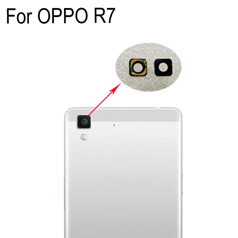 

2PCS Test Good For OPPO R7 r7 Rear Back Camera Glass Lens For OPPO R 7 Repair Spare Parts For OPPOR7 Replacement