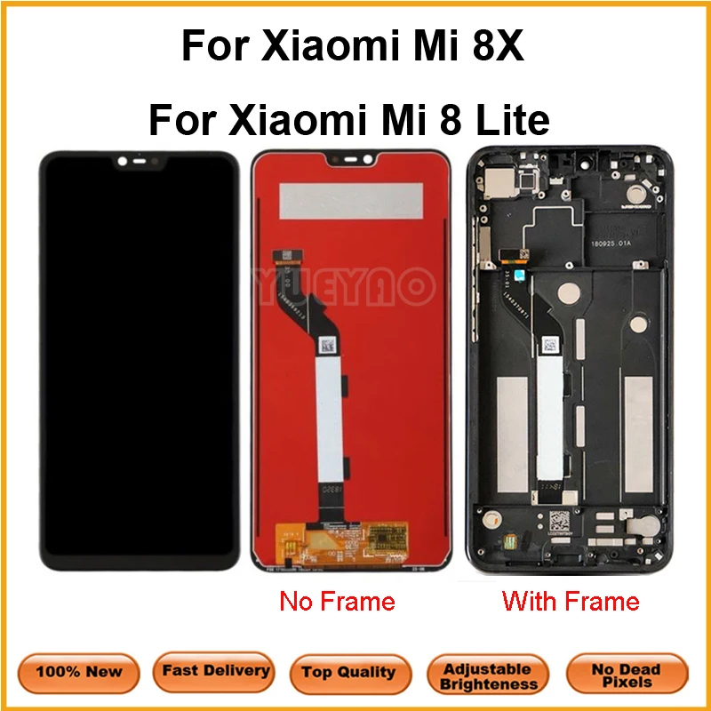 ЖК-дисплей для Xiaomi Mi 8 Lite сенсорный экран 8X замена дисплея Mi8 M1808D2TG ЖК-экран |