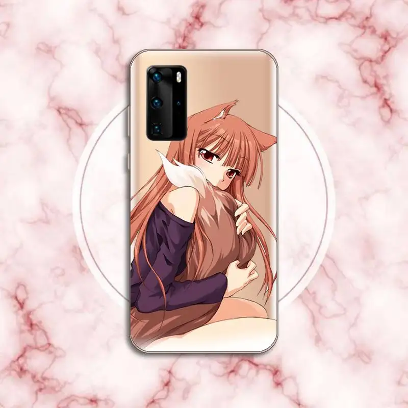 

Spice and Wolf animation Phone Case Transparent for Huawei P honor 8 10i 20 30 40 smart 2019