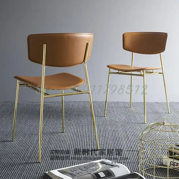 Nordic обеденный стул для дома личность современный минималист чистый красный
