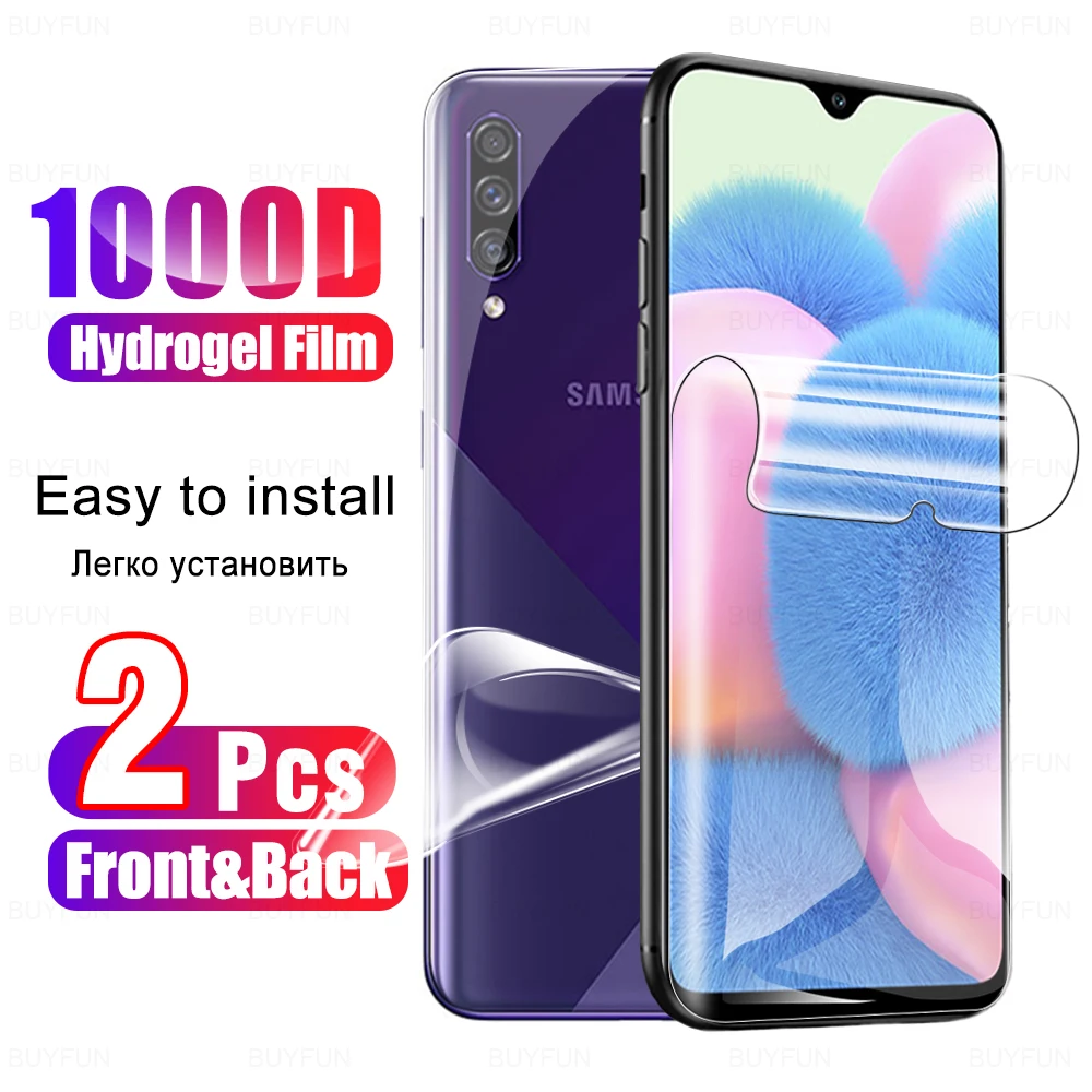 

2 шт полная защита экрана и задняя Гидрогелевая пленка для Samsung Galaxy A30s A30 M30s A 30 S 30 s 30 S без защитного закаленного стекла