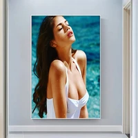 silk cloth wall poster jacqueline oloniceva sexy model star art home decoration gift