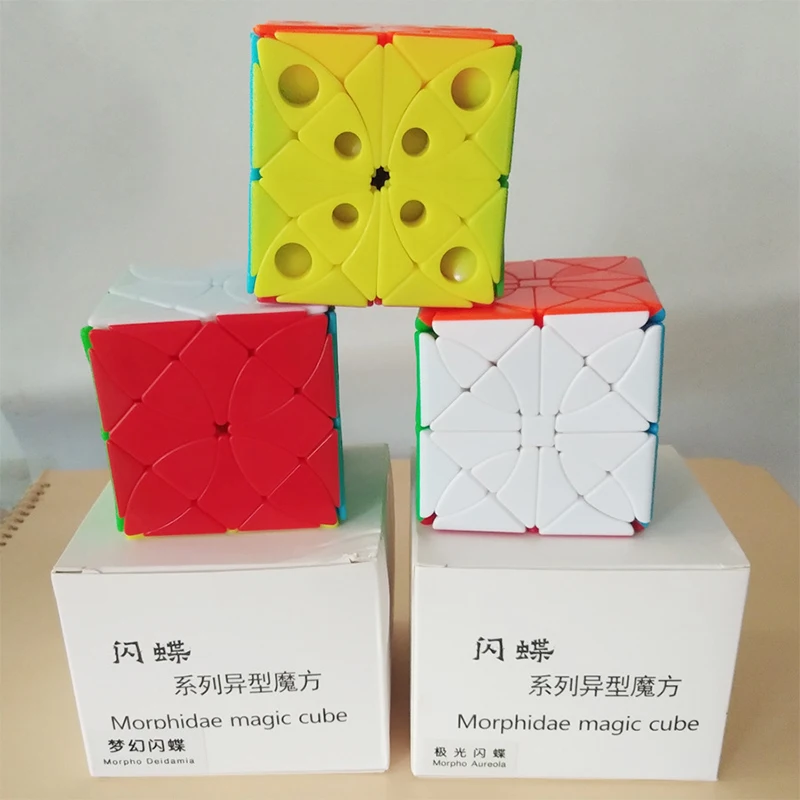 Новый FangShi Lim Morphidae волшебный куб головоломка Funs morfo Deidamia Aureola Helenor Octavia Stickerless Cubos