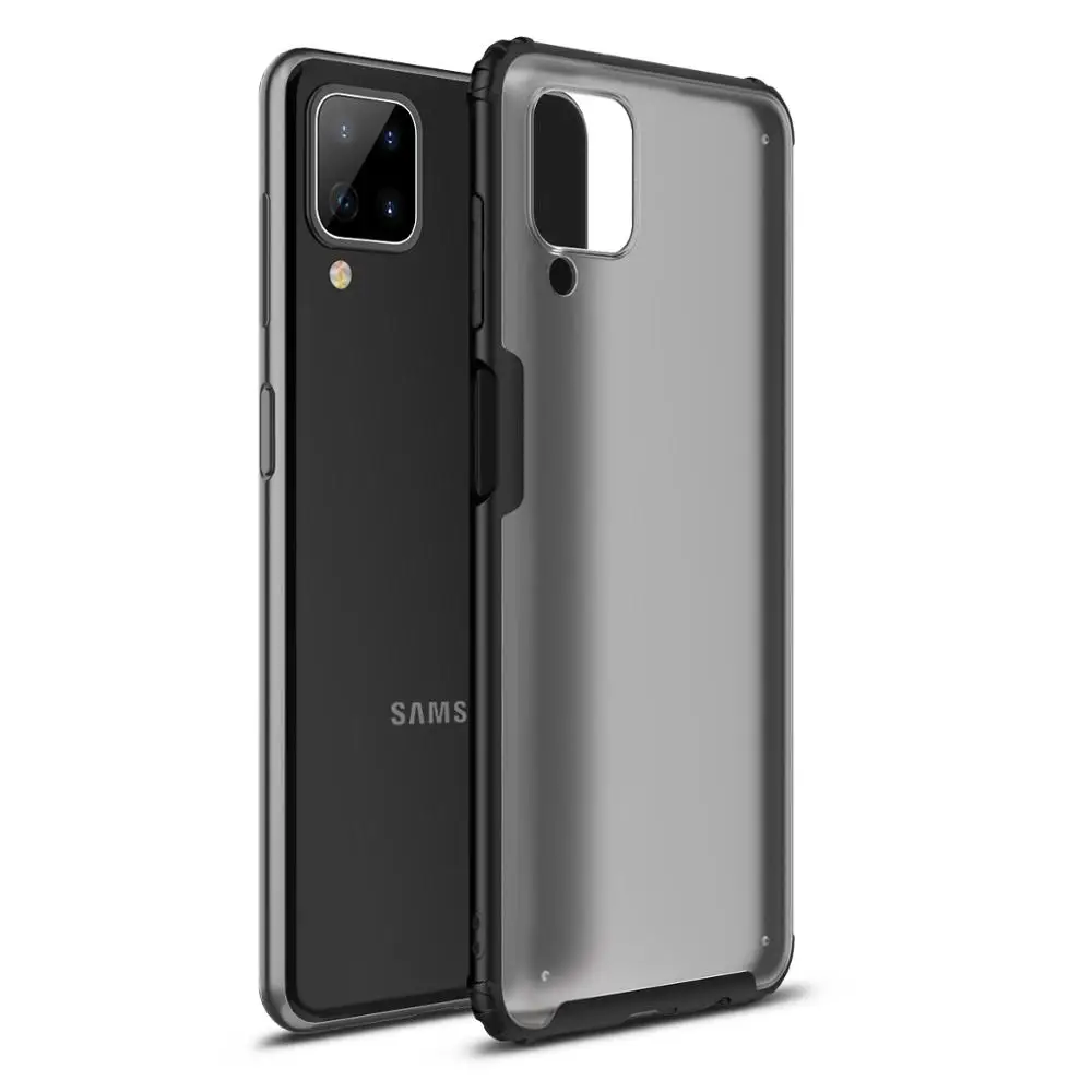 

case for samsung m51 a02s a12 a32 a42 5g bumper cover on galaxy m 51 51m a 12 32 42 protective phone back coque bag tpu pc matte