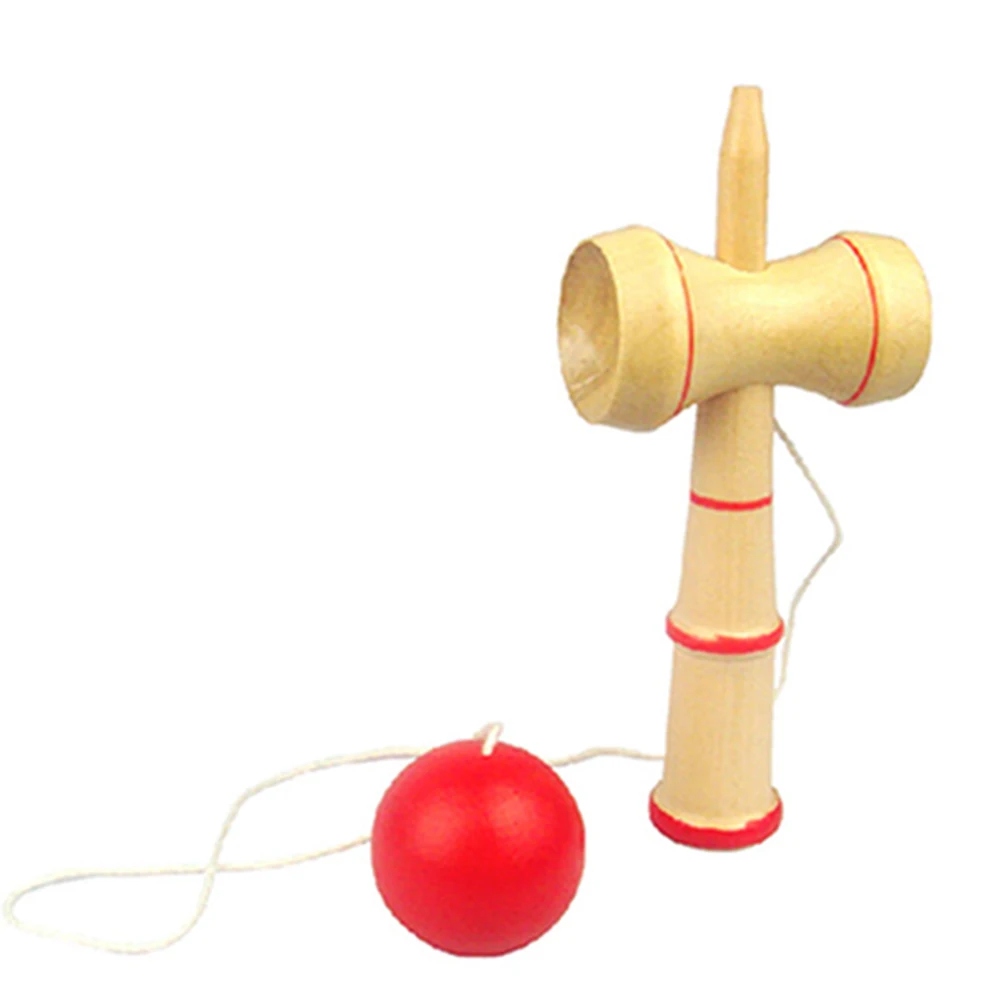 Дети деревянный шар Kendama традиционные японские игра балансирующая мастерство
