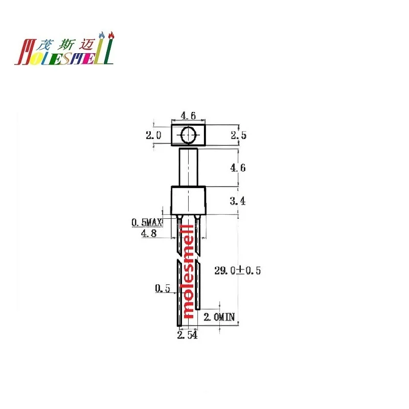 100pcs Multicolor 2mm Flat Top Led Diffused/Water Clear Red Yellow Blue Green White Orange LED Light Lamp