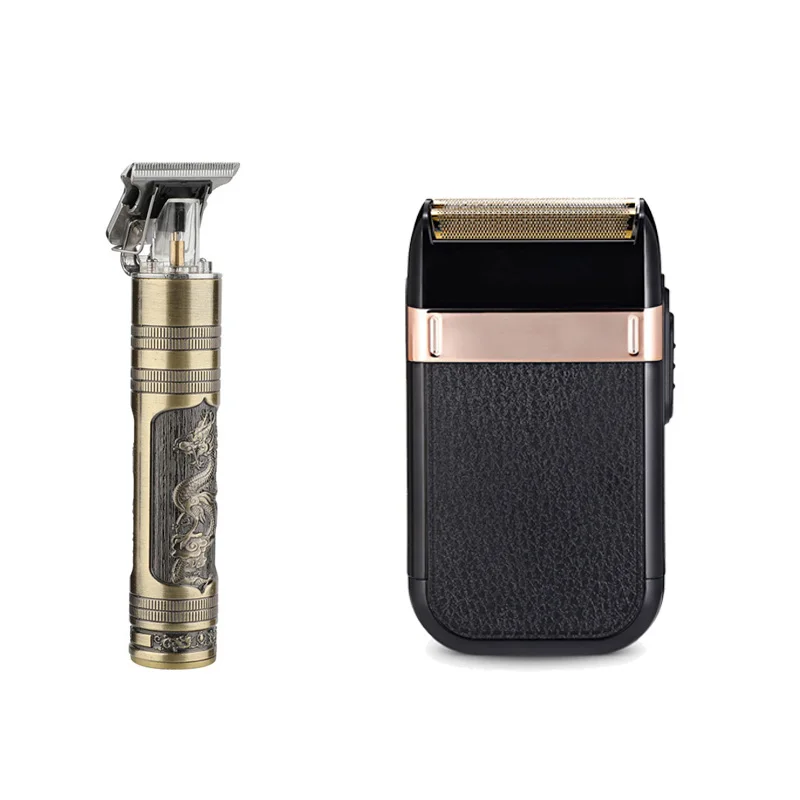 USB машинка для стрижки триммер Для мужчин борода электрическая бритва машина с